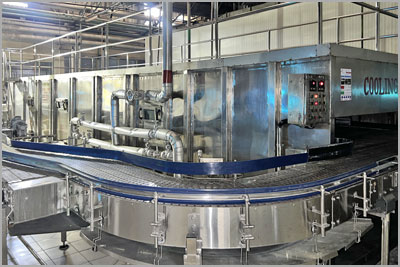 SS Cooling Tunnel (for mango juice)
